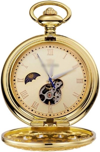 Vreckové hodinky zlaté vintage číslice rímske vreckové hodinky,