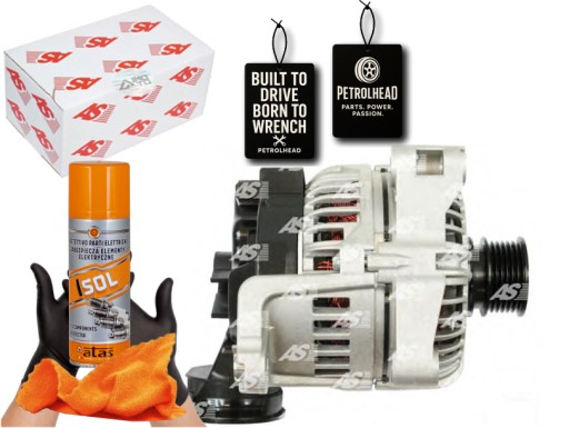 ASPA0071#ECS-PCP+K - Генератор bmw e46 e39 '00- 120a as-pl #petrolhead pro+ kit4