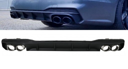 JRDAUA74K8S7BM - Диффузор бампер спойлер для AUDI A7 4K8 (18-Up) S7 RS7