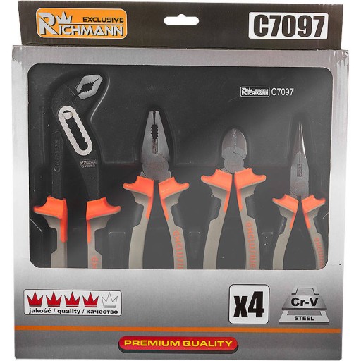 RICHMANN ПЛОСКОГУБЦЫ 4 ELEM.