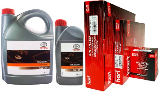 МАСЛО TOYOTA 5W30 + ВСЕ ФИЛЬТРЫ TOYOTA AVENSIS T25 2.0