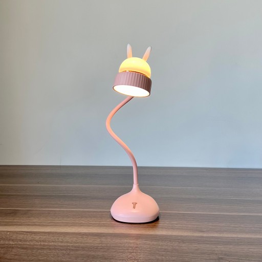 Настільна лампа DESK LAMP троянди та фіолетові 5 Вт