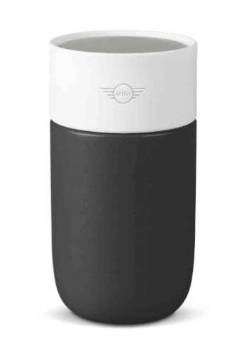 MINI OE Термокружка 300 мл черно-белая