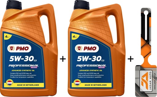PMO OIL 5W30 (4+4) 8L C3 PROFESSIONAL SERIES SET