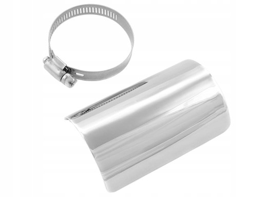 OTR-003 - МЕТАЛЛИЧЕСКАЯ КРЫШКА ГЛУШИТЕЛЯ ВЫХЛОПНОЙ ТРУБЫ ХРОМ 10,1