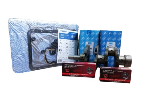 D144/UKRAINA - Ремонтний комплект весь двигун T25 + вал + TURDUS S тип