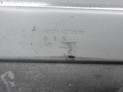 MERCEDES CLA C174 C178 25- COUPE pillar A roof side threshold left front