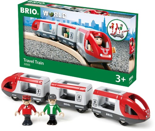 Пасажирський потяг Brio Red 33505