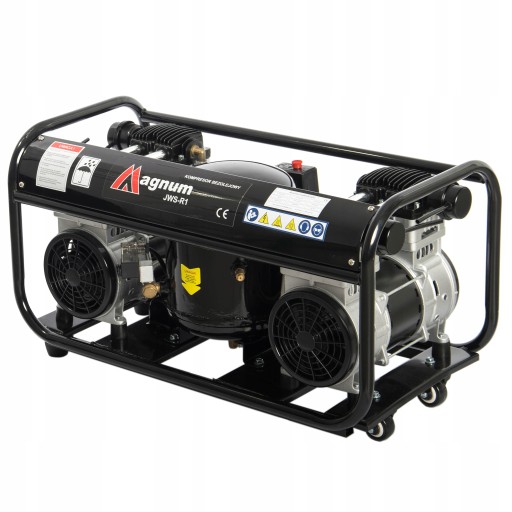 КОМПРЕСОР КОМПРЕСОР БЕЗМАСЛИНИЙ MAGNUM JWS R1 12L ПОТУЖНИЙ 8 БАР 400 Л/хв.