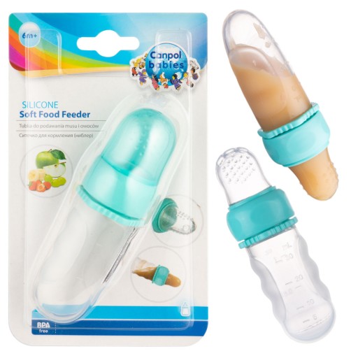 Силіконовий прорізувач Canpol babies синіх відтінків