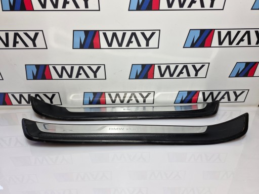BMW X1 E84 X LINE mouldings caps threshold front KOMPLET 7318567 7318568