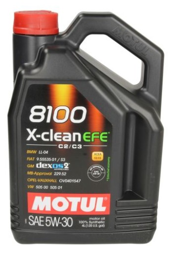 МАСЛО MOTUL 8100 X-CLEAN EFE 5W30 4L