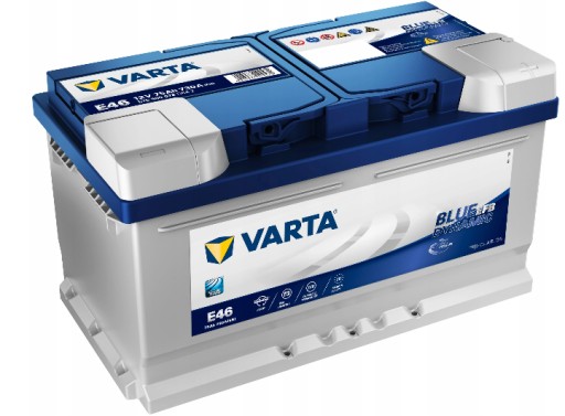 VARTA BLUE DYNAMIC EFB E46 75Ah / 730A P + старт-стоп