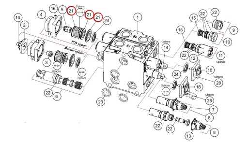 V9008 - Комплект для ремонту слайдера PV90