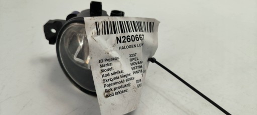 nebelscheinwerfer links A044633 OPEL MOVANO II