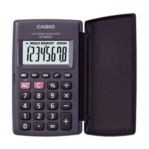Калькулятор офісний Casio HL-820LV-S BK