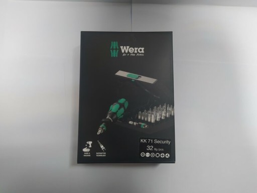 WERA НАБІР ГВИНТІВ ВИКРУТКА БІТ KRAFTFORM 32EL