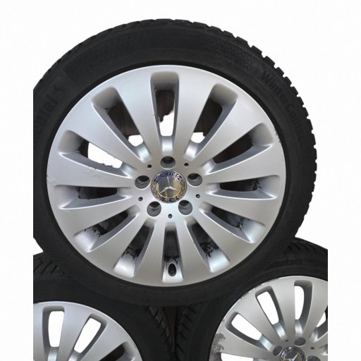 wheels discs aluminium R17 5x112 tyres winter MERCEDES W204 OE A2044010002
