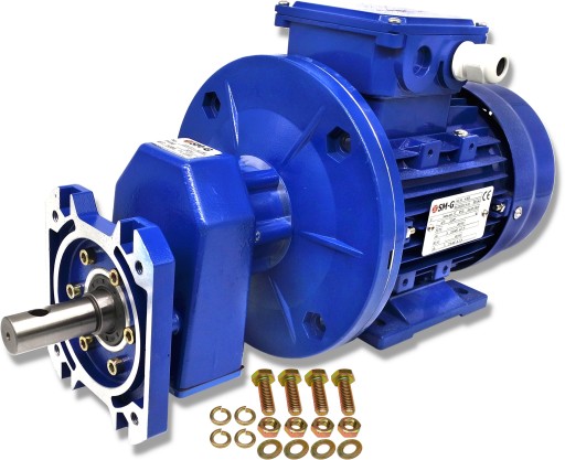 8543.XPU.MS80B5-6 - МОТОР-РЕДУКТОР КОРОБКА ПЕРЕДАЧ + МОТОР 750W