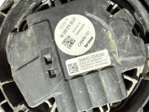 Kühlergebläse Lüfter Gehäuse 9805897480 CITROEN JUMPY III 2.0 HDI