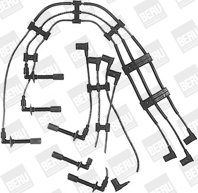 Beru by drive ze744 кабелі запалювання