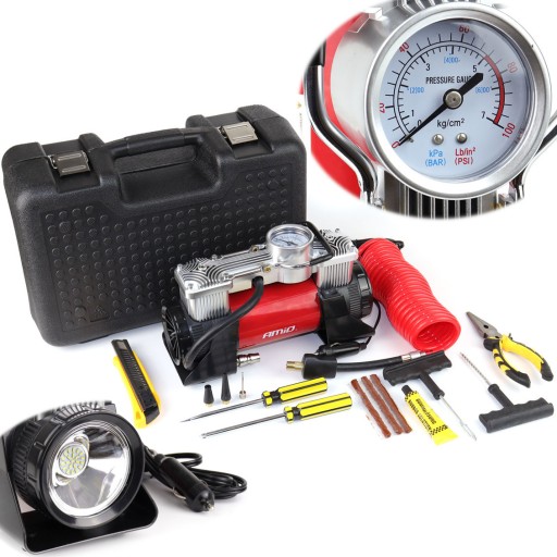 AMIO АВТОМОБІЛЬНИЙ КОМПРЕСОР ACOMP-18 МЕТАЛ