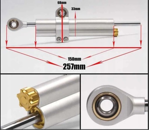АМОРТИЗАТОР ПОВОРОТУ OHLINS HYPERPRO LSL TOBY WP