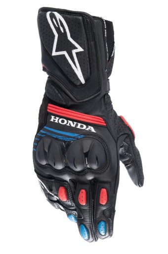 Рукавички SP-8 HONDA Collection, ALPINESTARS (чорні/червоні/сині, розмір M)