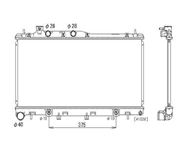 Радіатор двигуна koyorad pl091780
