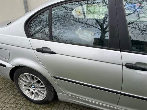 door rear. right complete BMW 3 E46 sedan LIFT 354/7 TITANSILBER