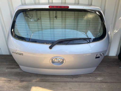 HYUNDAI i20 and complete trunk door boot rear part rear FG SREBRNY