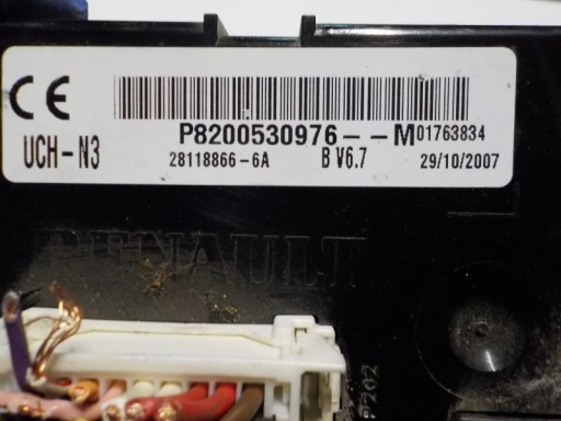 RENAULT TRAFIC II modulo BSM UCH UCH-N3 P8200530976-M