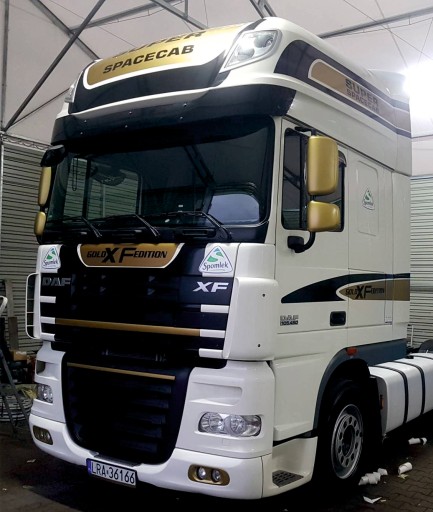 НАКЛЕЙКА DAF XF 105 95 GOLD EDITION