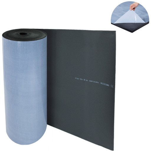 18m² 1 - K6s звукоізоляційний килимок водонепроникний самоклеючий 6 м