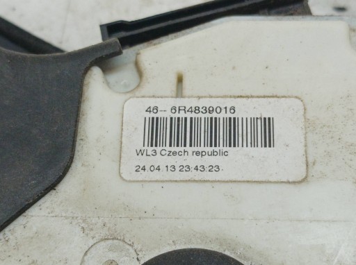lock door right rear part 6R 6R4839016 VW Volkswagen Polo V (2008- )