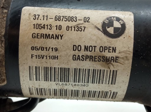 shock absorber left front 3.0 D VDC 6875083 Bmw X6 II (2014-2019) F16