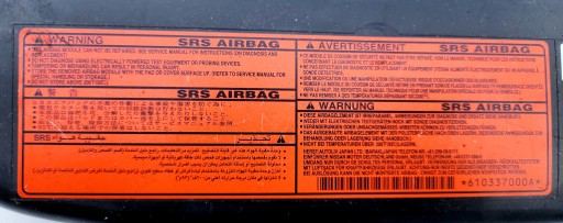 airbag seat airbag left INFINITI M37 M35h Q70
