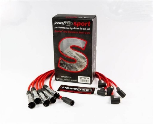 PT-IL-034-R - Кабели зажигания powertec audi 90 100 200 a6 купе vw t4 83 - 95 красный