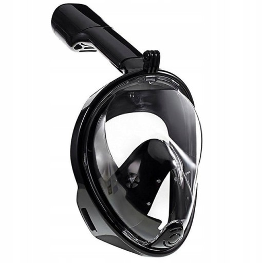 Повнолицева маска для дайвінгу Point BLACK чорна