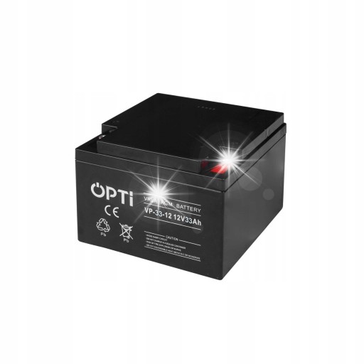 Аккумулятор volt polska opti 12v 33ah