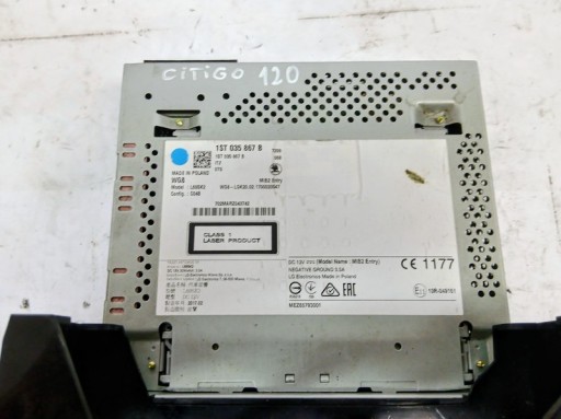 RADIO CD SKODA CITIGO 1ST035867B