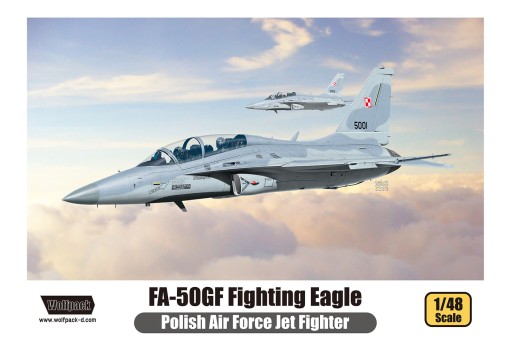 FA-50GF Fighting Eagle - Polskie malowanie - Wolfpack WP14823 skala 1/48