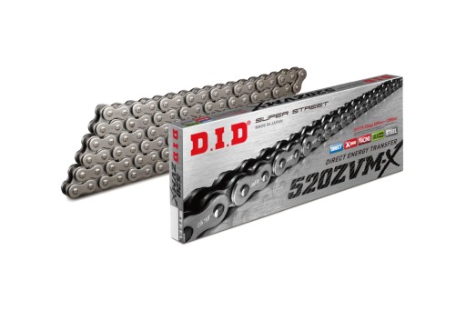 DID520ZVMX-118LE - ЛАНЦЮГ ПРИВОДУ ДВИГУНА. DID 520 X-RING (3889AN) (ВИРОБЛЕНО)