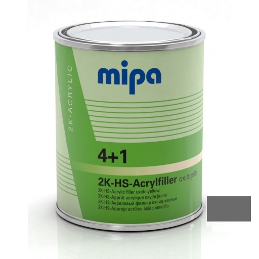 MIPA грунтовка 2K-HS-ACRYLFILLER 4+1 1L+utw. c. серый