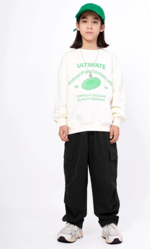 ШТАНИ КАРГО ДЛЯ ХЛОПЧИКА, ЧОРНІ 122-128 2VBE