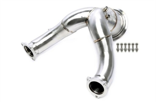 06AU016 - Downpipe та Technix с катализатором Aud A4 A5