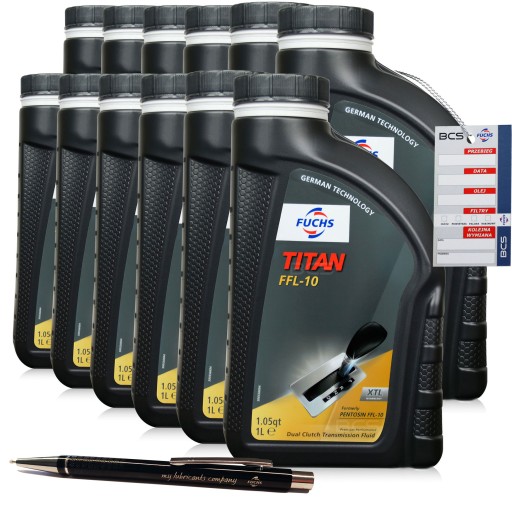 Масло fuchs titan pentosin ffl-10 12 литров кпп dsg mb 236.22 12л
