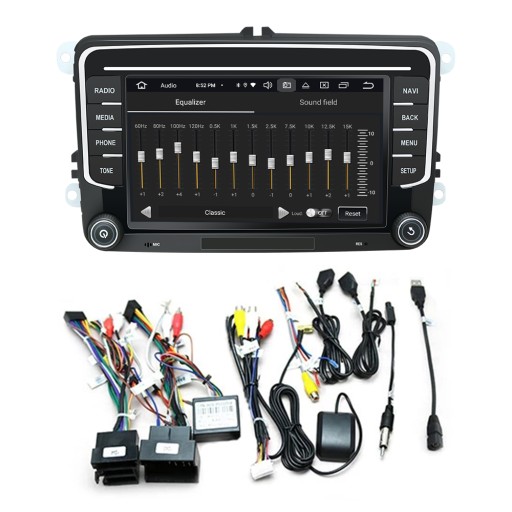 2DIN радіо Android VW PASSAT Skoda Octavia Golf