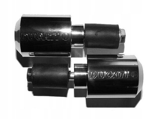 KK-062 - НОВІ ХРОМОВАНІ НАКОНЕЧНИКИ РУЛЬОВОГО КОЛЕСА-DUCATI