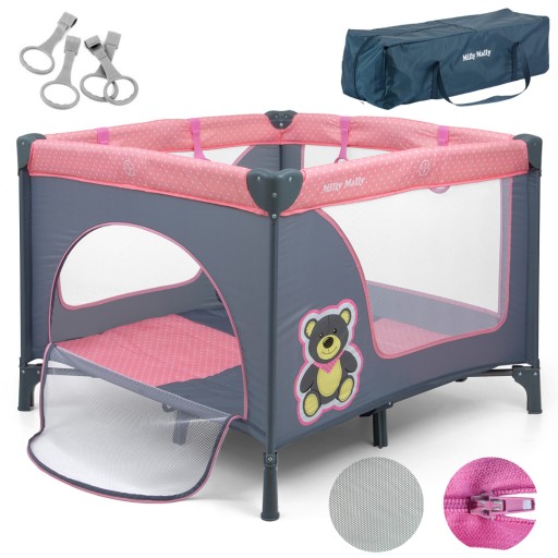 Манеж Milly mally Fun Pink Bear